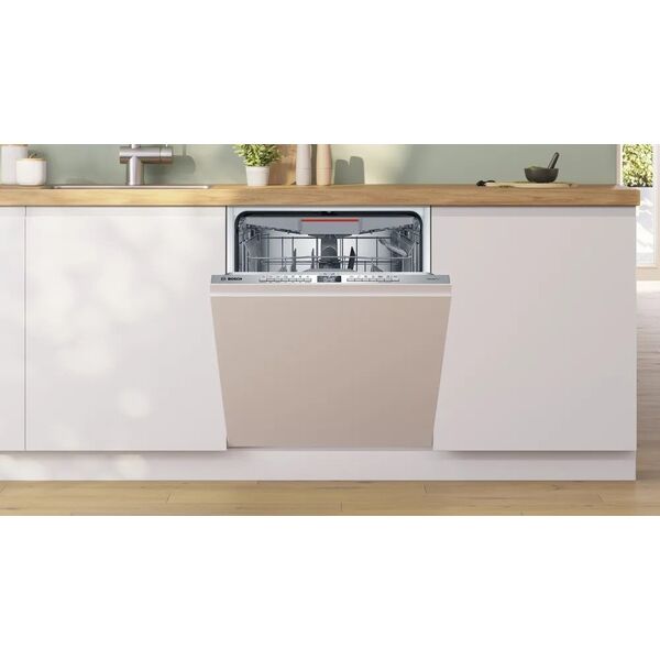 Zmywarka Bosch Bosch | Dishwasher | SMV4ECX10E | Built-in | Width 60 cm | Number of place settings 14 | Number of programs 6 | Energy efficiency class C | Display | AquaStop function | White
