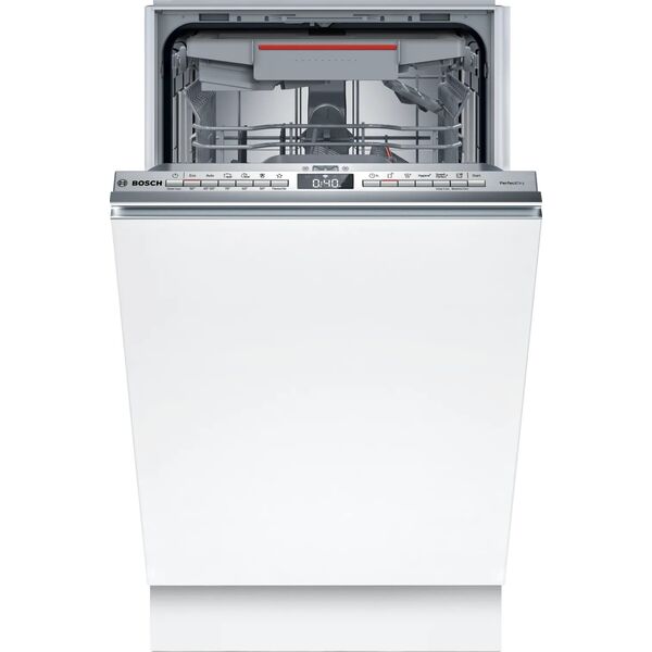 Zmywarka Bosch Bosch | Dishwasher | SPV6YMX01E | Built-in | Width 45 cm | Number of place settings 10 | Number of programs 6 | Energy efficiency class B | Display | AquaStop function | White