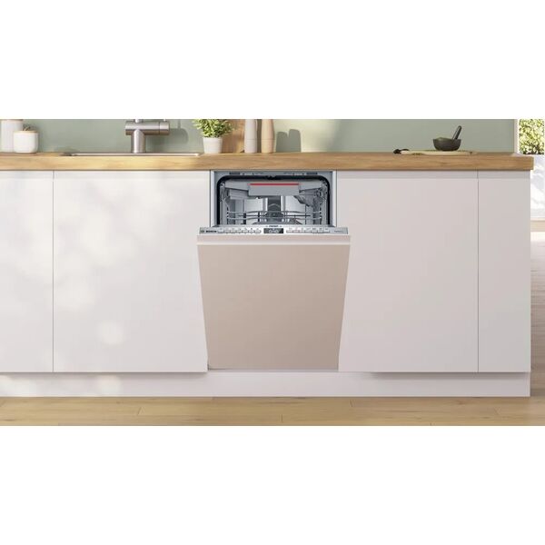 Zmywarka Bosch Bosch | Dishwasher | SPV6YMX01E | Built-in | Width 45 cm | Number of place settings 10 | Number of programs 6 | Energy efficiency class B | Display | AquaStop function | White
