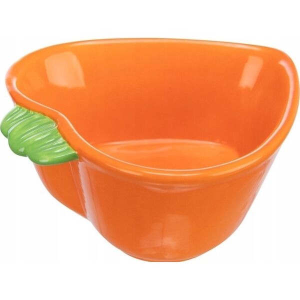 Trixie TX-60756 MISKA CERAMICZNA DLA GRYZONI     MARCHEWKA 180ml  12x11cm /4