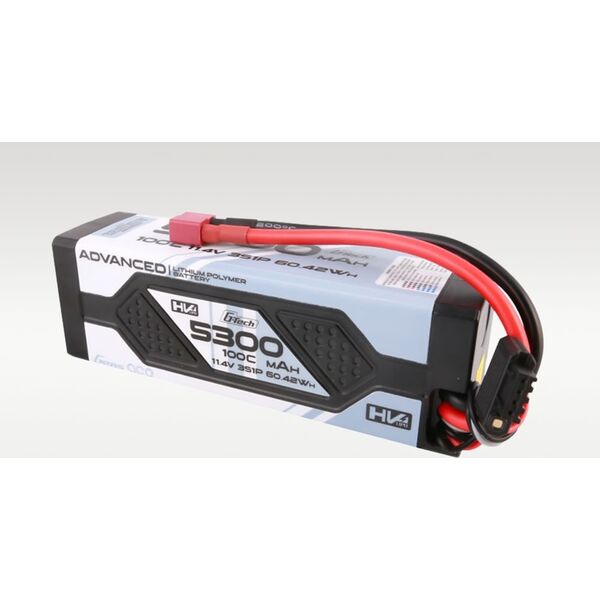 Gens Ace Akumulator Gens ace Advanced G-Tech 5300mAh 11.4V 3S1P 100C HV car Lipo  Hardcase z konektorem Deans Plug