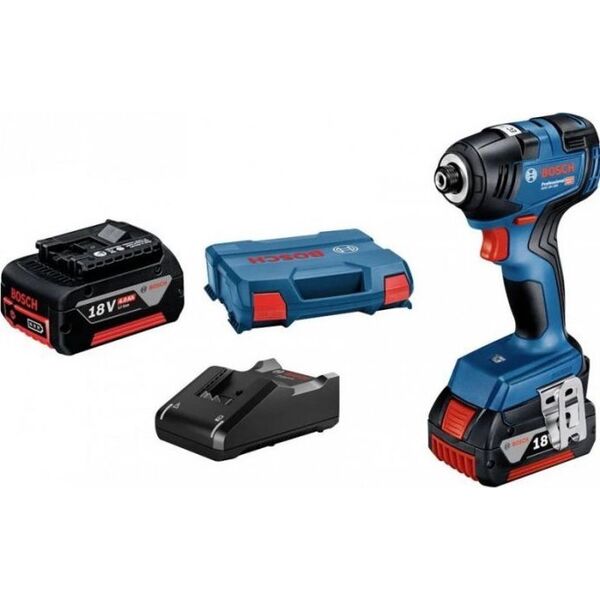 Klucz udarowy Bosch BOSCH.ZAKRĘTARKA UDAR. GDR 18V-200 2x4,0Ah L-CASE