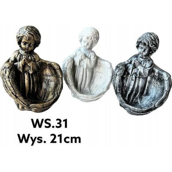 Lumarko Figurka Anioł Klęczący Myślę O Tobie 9,5x13,5x30cm