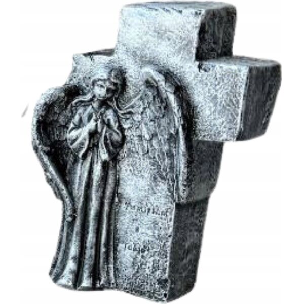 Lumarko Figura Krzyż Z Aniołem 8x14x22cm
