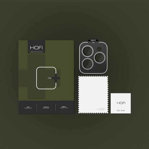 Hofi Szkło na obiektyw aparatu Hofi Camring Pro+ Apple iPhone 15 Pro / 15 Pro Max Clear