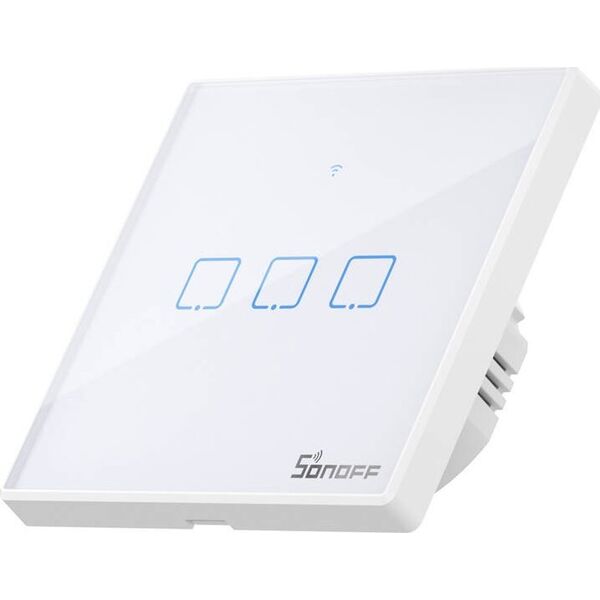 Sonoff Dotykowy włącznik światła WiFi + RF 433 Sonoff T2 EU TX (3-kanałowy) nowa wersja