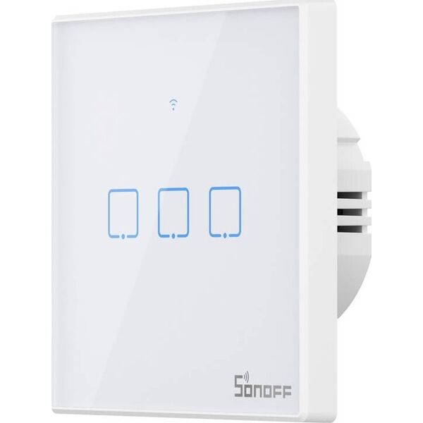 Sonoff Dotykowy włącznik światła WiFi + RF 433 Sonoff T2 EU TX (3-kanałowy) nowa wersja