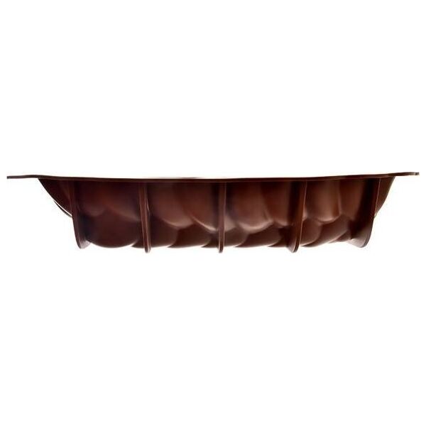 Orion Forma foremka do pieczenia chałki babki keksu silikonowa brązowa 41x20x7,5 cm