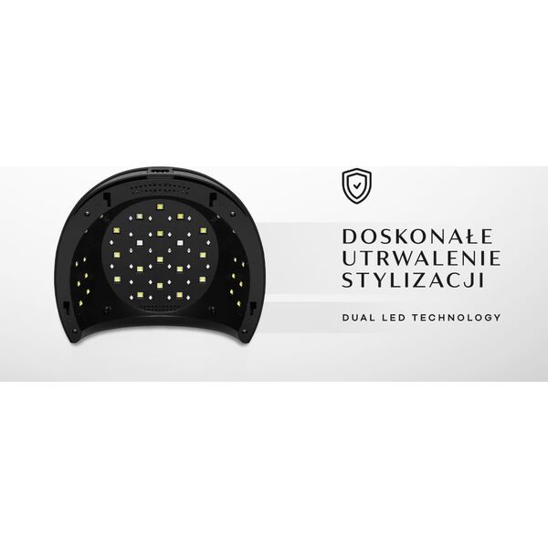 Lampa do paznokci Activeshop Lampa UV LED OCHO NAILS 8 CZARNA 84W