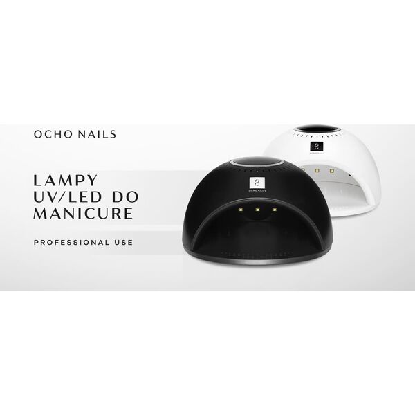 Lampa do paznokci Activeshop Lampa UV LED OCHO NAILS 8 CZARNA 84W