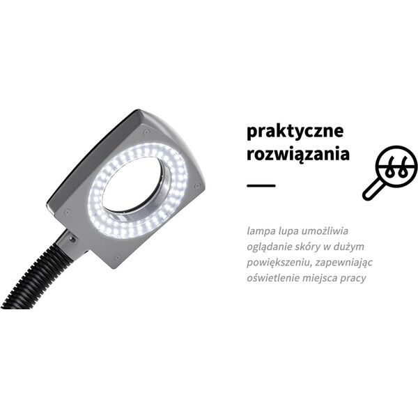 Activeshop Wapozon Giovanni z lampą lupą D-21 czarny