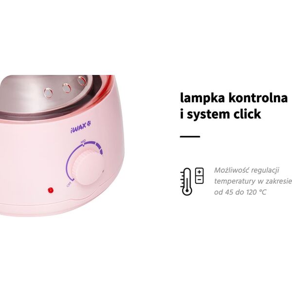 Activeshop Podgrzewacz wosku iWAX 100 różowy