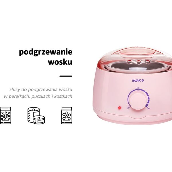 Activeshop Podgrzewacz wosku iWAX 100 różowy