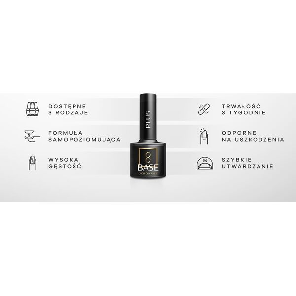 Activeshop OCHO NAILS Baza hybrydowa Plus 102 -5 g