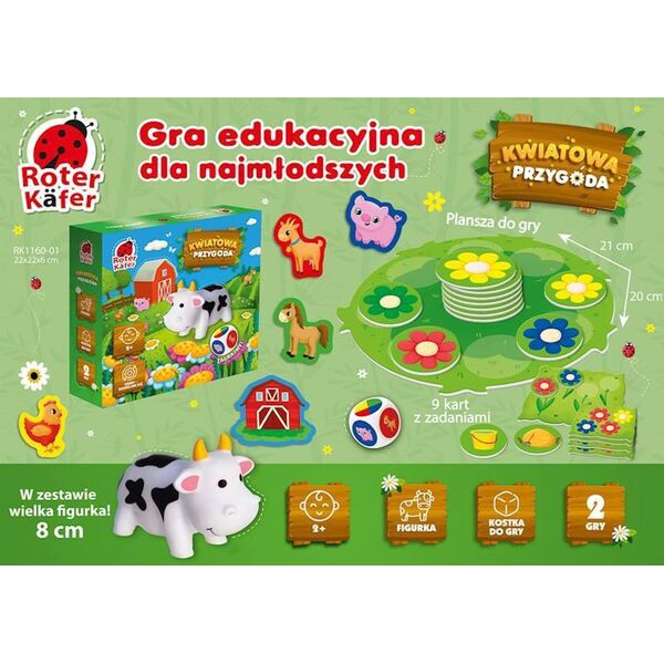 Roter Kafer Gra Edukacyjna Kwiatowa Przygoda Krówka Sandy Farma Karty Roter Kafer