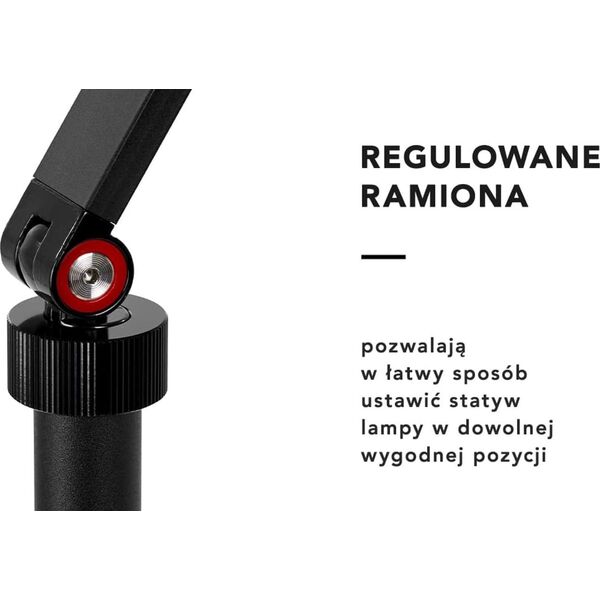 Activeshop Lampa zabiegowa Glow MX3 do blatu czarna