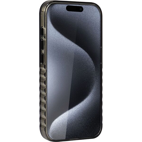 Audi Audi IML Big Logo MagSafe Case iPhone 15 Pro 6.1" czarny/black hardcase AU-IMLMIP15P-Q5/D2-BK