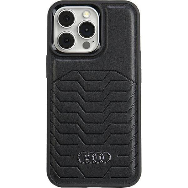 Audi Audi Synthetic Leather MagSafe iPhone 13 Pro Max 6.7" czarny/black hardcase AU-TPUPCMIP13PM-GT/D3-BK