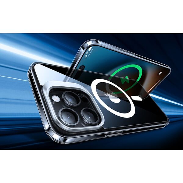 Torras Etui Torras UPRO Lstand Clear-Mag do iPhone 15 Pro (transparentne)