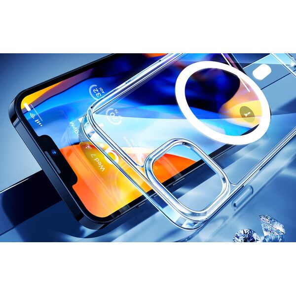 Torras Etui Torras Diamond Clear-Mag do iPhone 15 (transparentne)