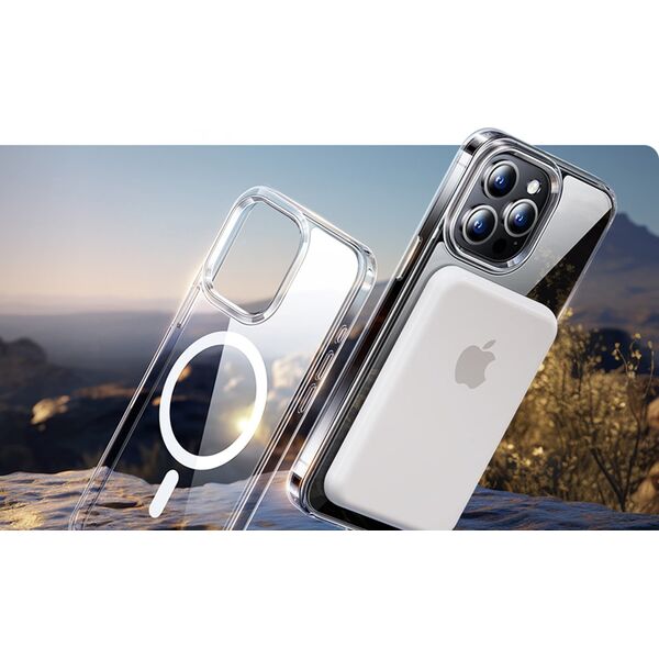 Torras Etui Torras Diamond Clear do iPhone 15  Pro (transparente)