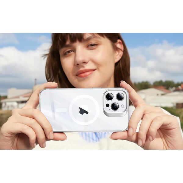 Torras Etui Torras UPRO Lstand Clear-Mag do iPhone 15 (transparentne)