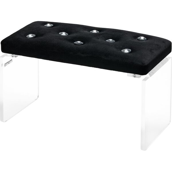 Activeshop Podpórka do manicure Momo Diamond Welur Czarna