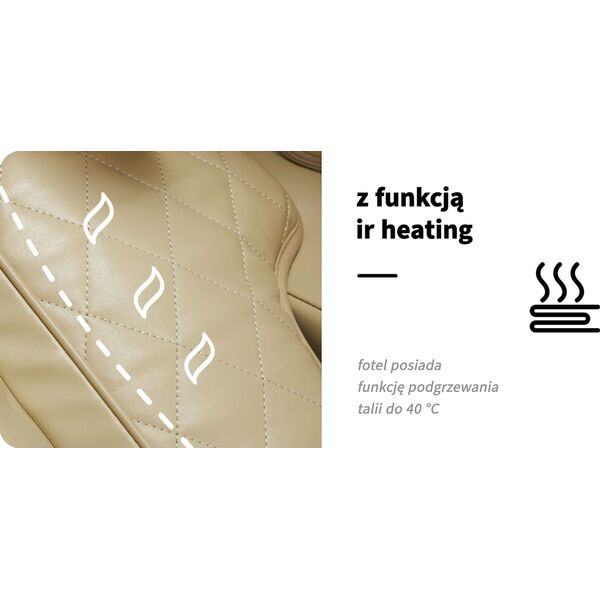 Activeshop Sakura fotel masujący Comfort Plus 806 beżowy