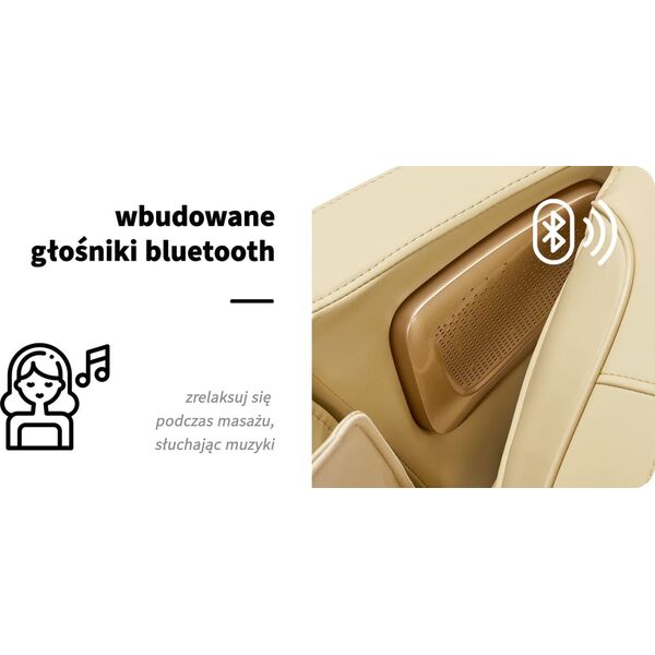 Activeshop Sakura fotel masujący Comfort Plus 806 beżowy