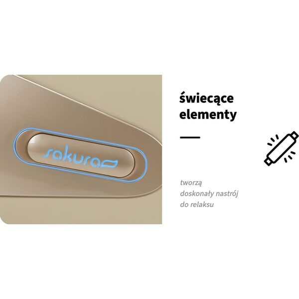 Activeshop Sakura fotel masujący Comfort Plus 806 beżowy