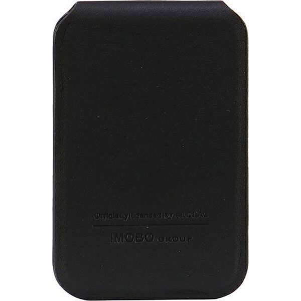 Audi Audi Leather Wallet Card Slot Stand czarny/black MagSafe AU-MSCH-GT/D3-BK