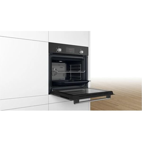Piekarnik Bosch Bosch | Piekarnik | HBF133BA0 | 66 L | Elektryczny | Czystość ekologiczna | Pokrętła | Wysokość 59,5 cm | Szerokość 59,4 cm | Czarny