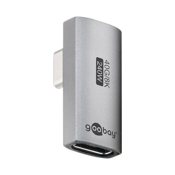 Adapter USB Goobay Adapter USB-C pionowy 90 długi, USB4