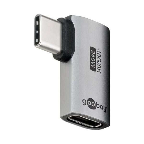 Adapter USB Goobay Adapter USB-C poziomy 90, USB4