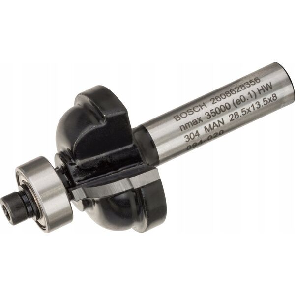 Frezarka Bosch Rounding cutter BOSCH HM, R=6.3 mm, l=14 mm, shank 8 mm, LOCK