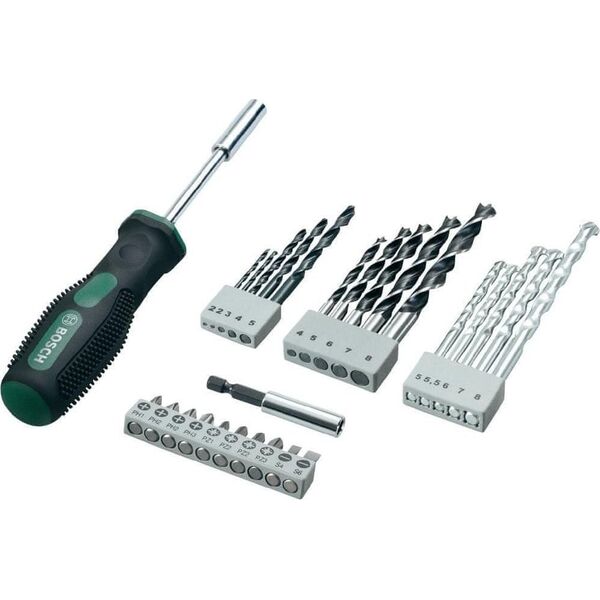 Zestaw narzędzi Bosch SET WITH HAND SCREWDRIVER 27- PCS BOSC