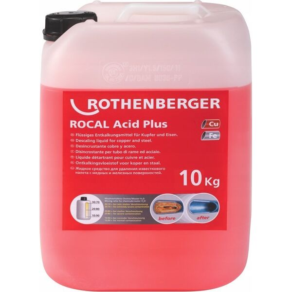 Rothenberger Descaling liquid ROTHENBERGER RoCal Acid Plus 10.0 kg