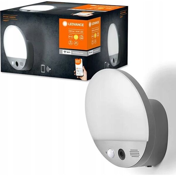 Kinkiet Ledvance SMART OUTD WIFI ROUND CAMERA DG