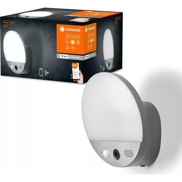 Kinkiet Ledvance SMART OUTD WIFI ROUND CAMERA DG