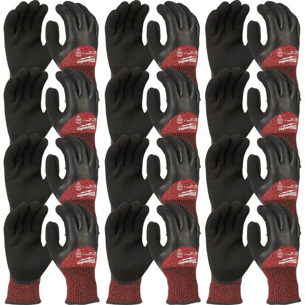 Milwaukee MILWAUKEE GLOVES LEVEL 3 - SIZE M/8 WINTER /12 pcs.