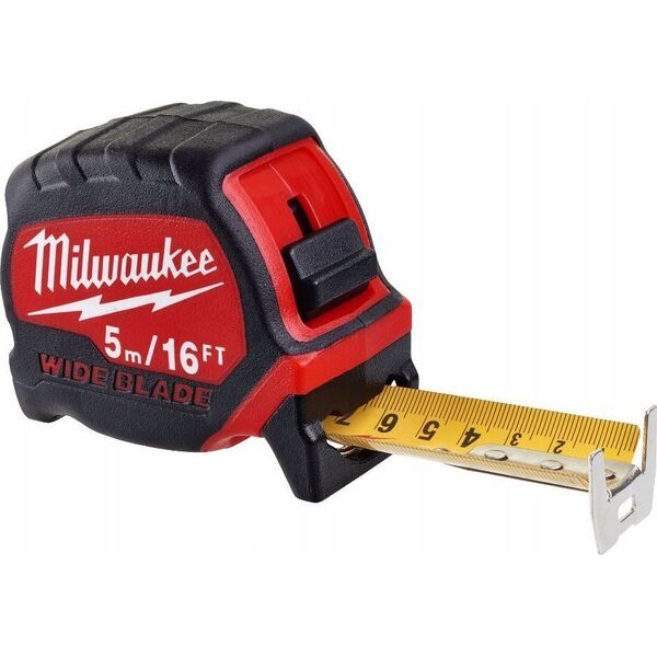 Milwaukee MILWAUKEE PREMIUM WIDE ROLLING MEASURE 5 m / 16 ft