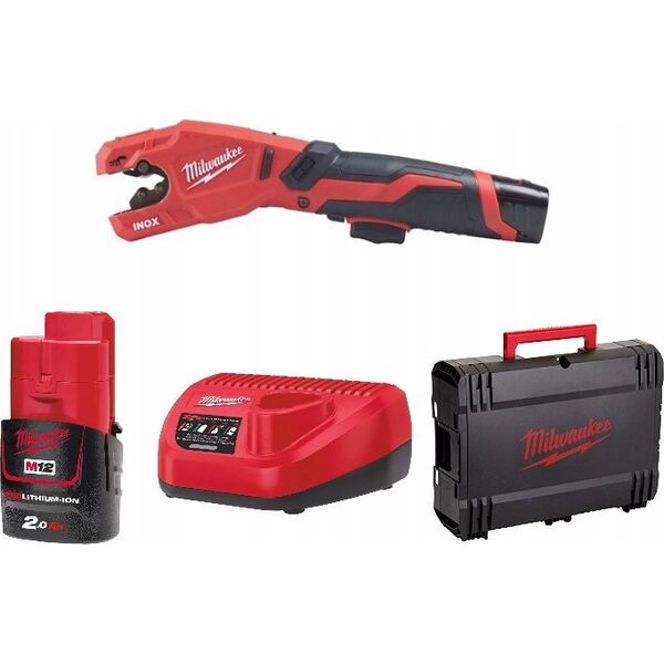 Milwaukee MILWAUKEE.PIPE CUTTER M12PCSS-202C STEEL/INOX/COPPER