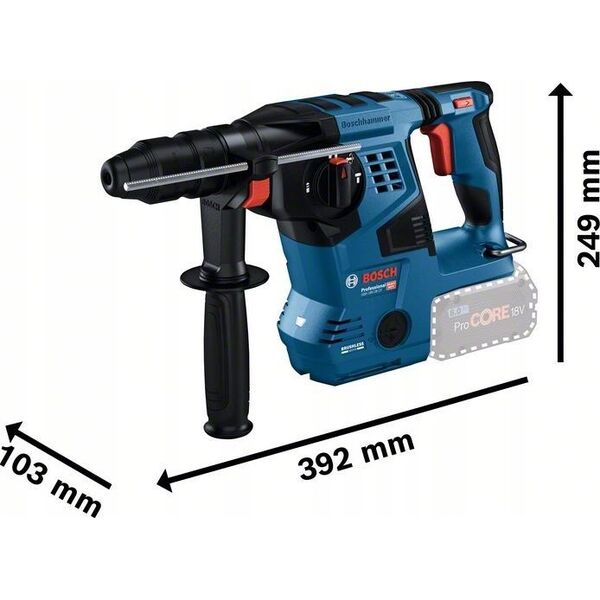 Młotowiertarka Bosch BOSCH. HAMMER GBH 18V-28 CF 2x8.0Ah PROCORE 3.4J LB