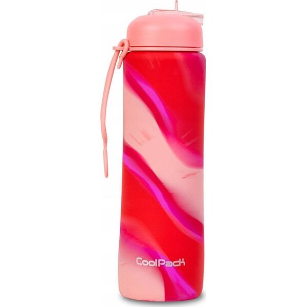 Epson COOLPACK Silikon water bottle Pump 600 ml Girls Pink