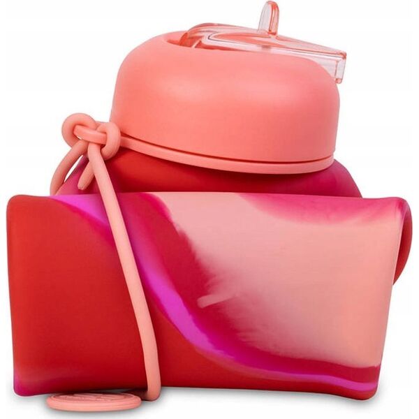 Epson COOLPACK Silikon water bottle Pump 600 ml Girls Pink
