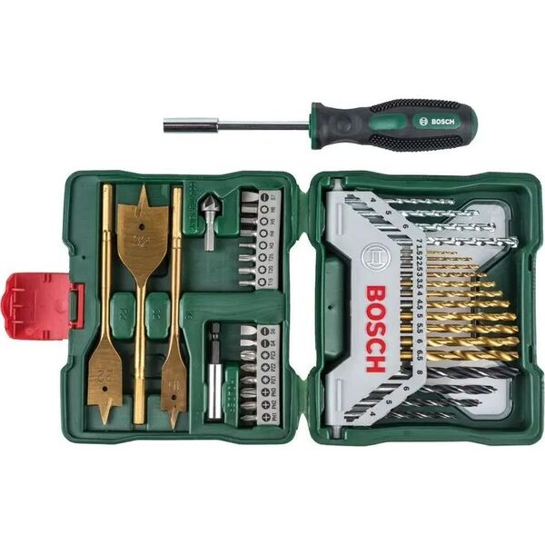 Zestaw narzędzi Bosch Tool set BOSCH X-Line, 40-piece accessory set. with a screwdriver