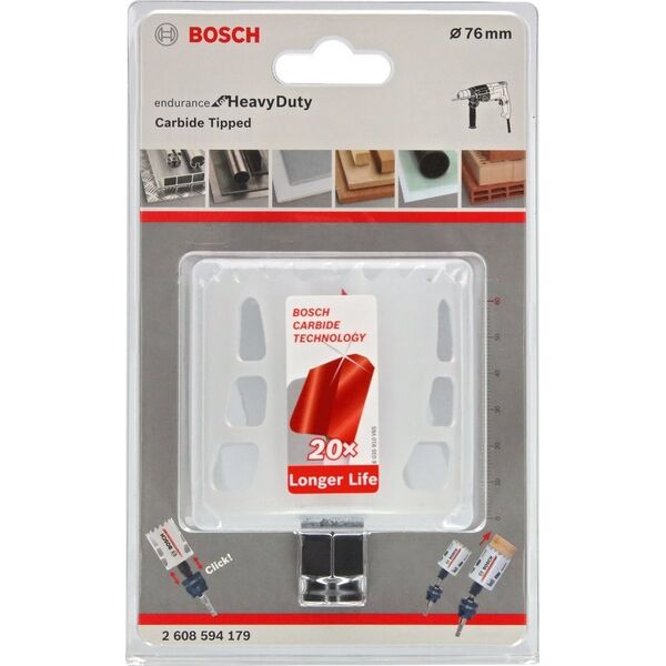 Bosch PIŁA OTWORNICA Z WĘGLIKÓW ENDURANCE FOR HEAVY DUTY 76MM