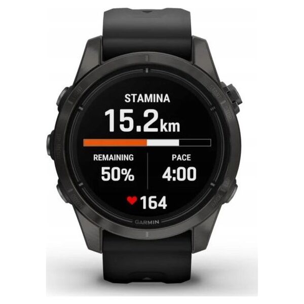 Zegarek sportowy Garmin Garmin EPIX PRO 2 Sapphire išmanusis laikrodis, 42 mm, Pilkas/Juodas