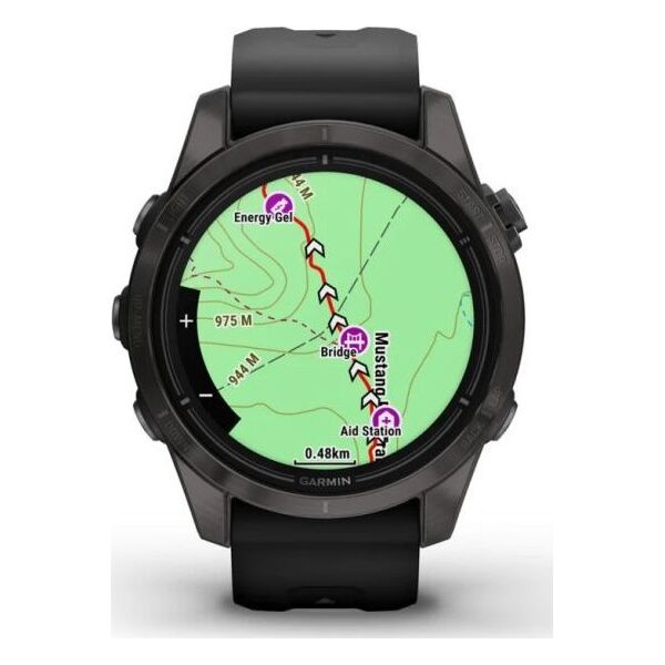 Zegarek sportowy Garmin Garmin EPIX PRO 2 Sapphire išmanusis laikrodis, 42 mm, Pilkas/Juodas