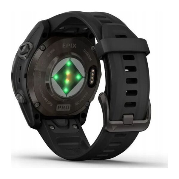 Zegarek sportowy Garmin Garmin EPIX PRO 2 Sapphire išmanusis laikrodis, 42 mm, Pilkas/Juodas